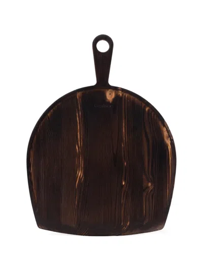 Woodsea Burned-effect Serving Board In Brown