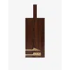 Woodsea Walnut Branded Cheese Board With Knives 55cm X 20cm