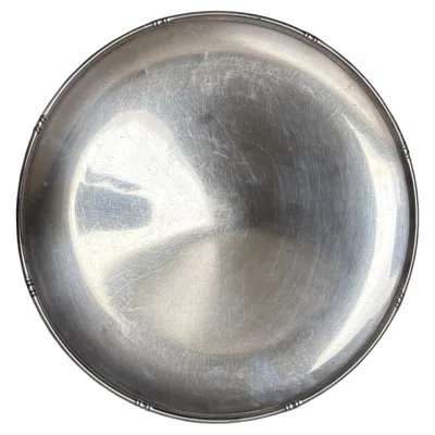 Pre-owned Woodside Silver Co. Sterling Silver Large Heavy Platter/tray/centerpiece By Woodside Sterling Co