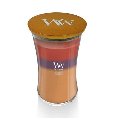 Woodwick Autumn Harvest Trilogy  Large Hourglass Trilogy Candle, 215 oz