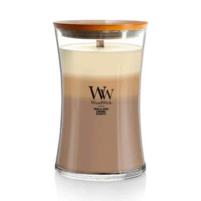 Woodwick Cafe Sweets Trilogy  Large Hourglass Trilogy Candle, 215 oz