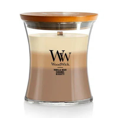Woodwick Cafe Sweets Trilogy  Medium Hourglass Trilogy Candle, 97 oz