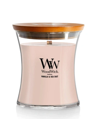 Woodwick Candle Woodwick Vanilla Sea Salt Medium Hourglass Candle, 9.7 oz
