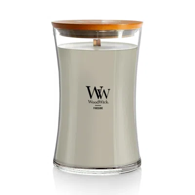 Woodwick Fireside  Large Hourglass Candle, 215 oz