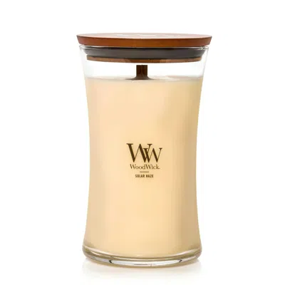 Woodwick Solar Haze  Large Hourglass Candle, 21.5 oz