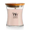 Woodwick Vanilla And Sea Salt  Medium Hourglass Candle, 97 oz