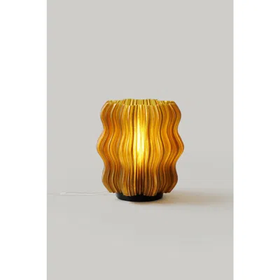 Wooj Design Mini Wavy Lamp In Brown