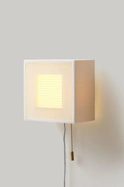 Wooj Design Palindrome Sconce In White