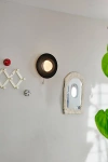 Wooj Design The Helios Plug-in Sconce In Matte Black At Urban Outfitters