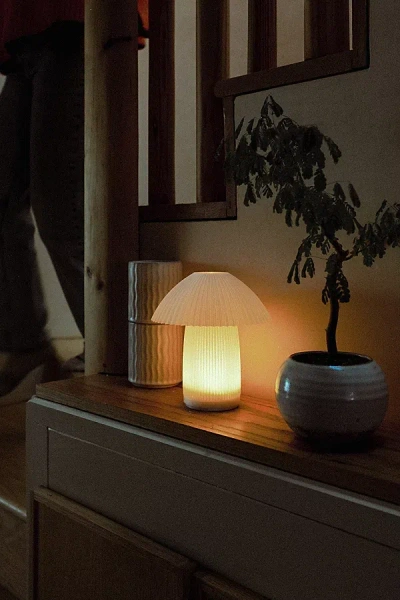 Wooj Design The Kinoko Cordless Table Lamp In Neutral At Urban Outfitters