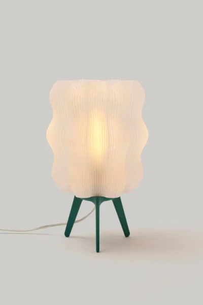 Wooj Design Wavy Lamp In Green