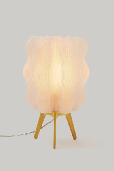 Wooj Design Wavy Lamp In Yellow
