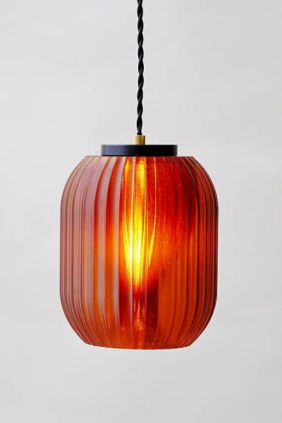 Wooj Design X Christopher Merchant The Allium Pendant Light In Amber At Urban Outfitters