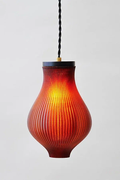 Wooj Design X Christopher Merchant The Baleine Pendant Light In Amber At Urban Outfitters