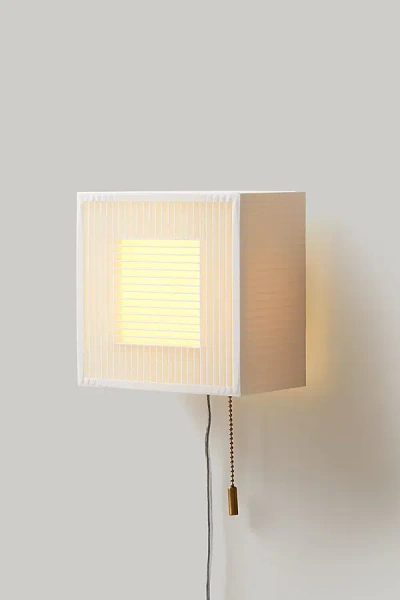 Wooj Design X Christopher Merchant The Palindrome Sconce In White At Urban Outfitters