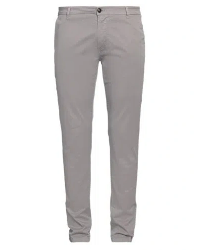 Wool 172 Man Pants Grey Size 38 Cotton, Elastane In Gray