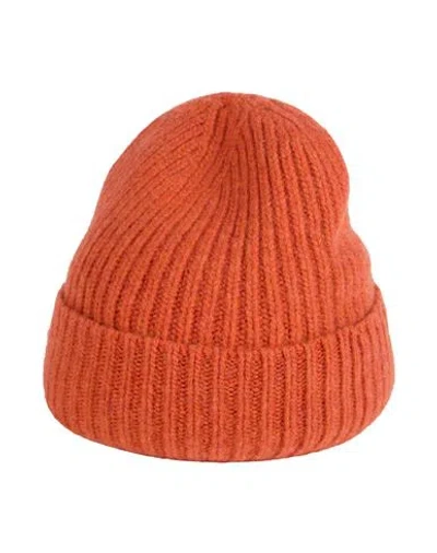 Wool & Co For Future Man Hat Rust Size Onesize Merino Wool In Orange