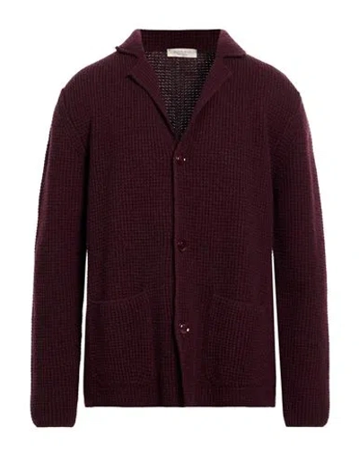 Wool & Co Man Blazer Plum Size Xxl Wool, Polyamide In Burgundy