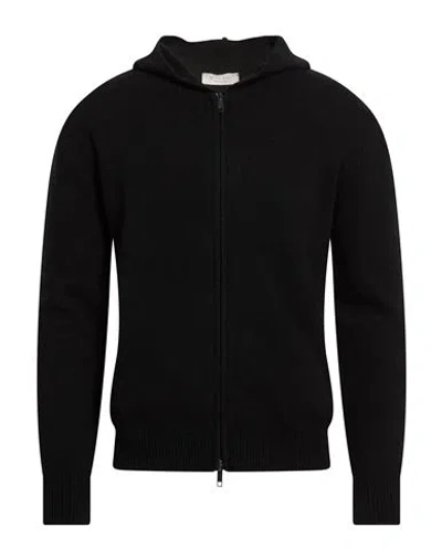 Wool & Co Man Cardigan Black Size L Wool, Polyamide