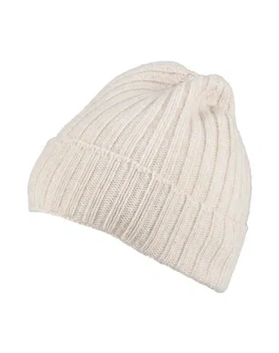 Wool & Co Man Hat Cream Size Onesize Wool, Polyamide In Neutral