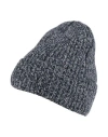 Wool & Co Man Hat Navy Size Onesize Wool, Polyamide In Blue