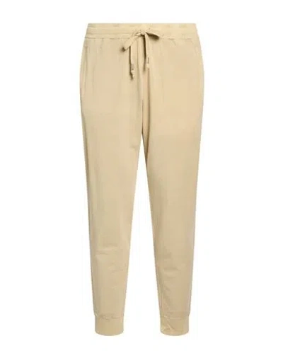 Wool & Co Man Pants Beige Size Xl Cotton, Elastane In Neutral