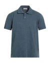 Wool & Co Man Polo Shirt Blue Size Xl Cotton