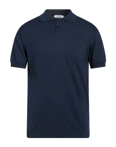 Wool & Co Man Polo Shirt Navy Size Xl Cotton In Multi