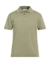 Wool & Co Man Polo Shirt Sage Green Size Xxl Cotton