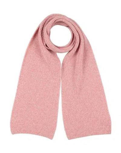 Wool & Co Man Scarf Salmon Pink Size - Wool, Polyamide