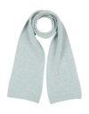 Wool & Co Man Scarf Sky Blue Size - Wool, Polyamide In Blue