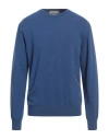 Wool & Co Man Sweater Azure Size Xl Virgin Wool, Cashmere