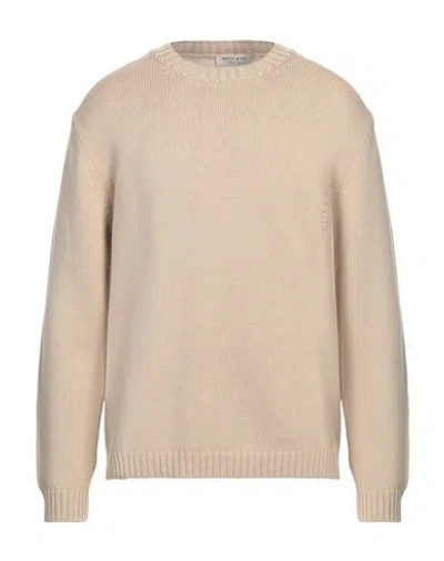 Wool & Co Man Sweater Beige Size L Merino Wool