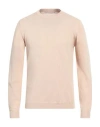 Wool & Co Man Sweater Beige Size M Cotton