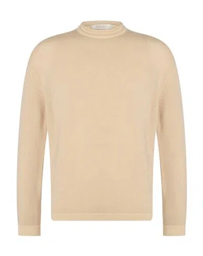 Wool & Co Man Sweater Beige Size Xl Merino Wool In Neutral