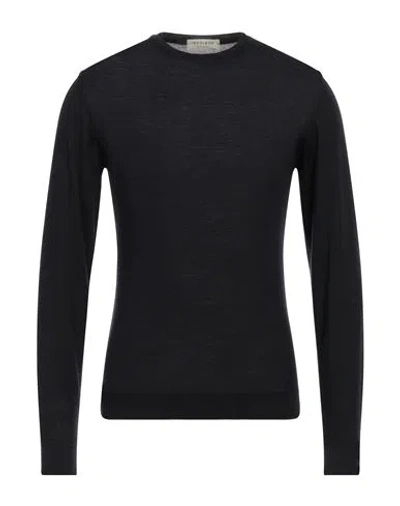 WOOL & CO WOOL & CO MAN SWEATER BLACK SIZE S MERINO WOOL