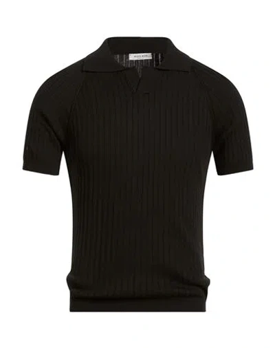 Wool & Co Man Sweater Black Size Xl Cotton