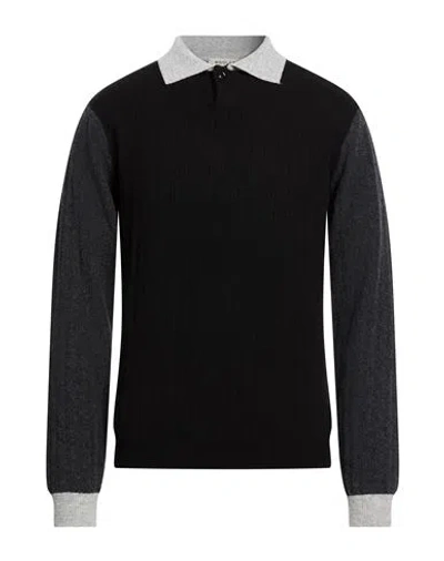Wool & Co Man Sweater Black Size Xl Merino Wool, Cashmere