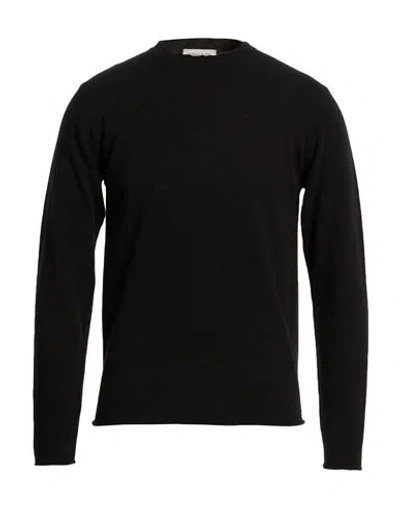 Wool & Co Man Sweater Black Size Xxl Merino Wool, Cashmere