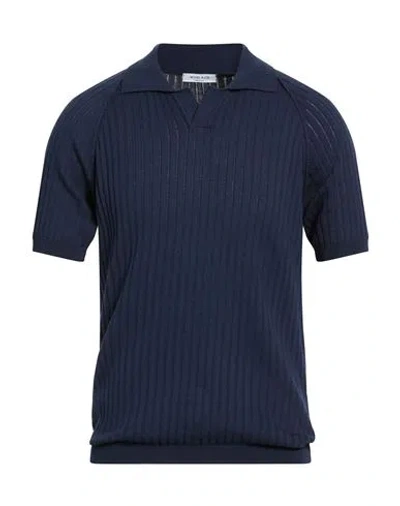 Wool & Co Man Sweater Blue Size Xl Cotton