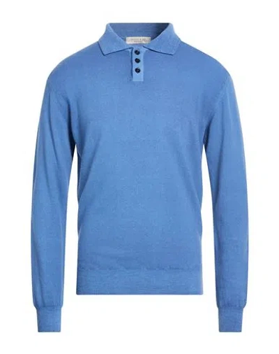Wool & Co Man Sweater Blue Size Xl Merino Wool