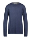 Wool & Co Man Sweater Blue Size Xxl Merino Wool