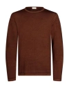 Wool & Co Man Sweater Brown Size L Merino Wool