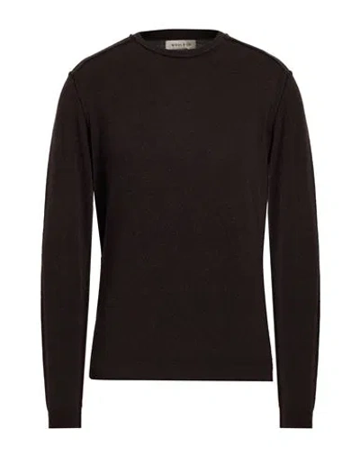 Wool & Co Man Sweater Dark Brown Size Xl Merino Wool, Viscose, Polyamide, Cashmere