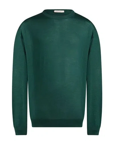 Wool & Co Man Sweater Green Size Xxl Merino Wool