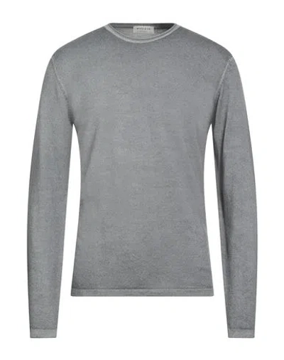 Wool & Co Man Sweater Grey Size L Merino Wool In Gray