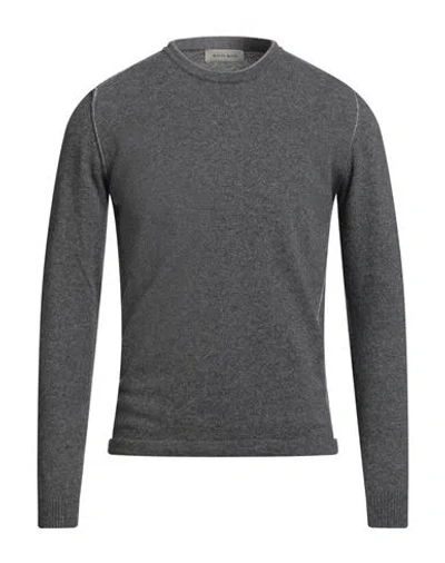 Wool & Co Man Sweater Grey Size L Wool, Polyamide In Gray