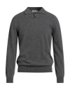 Wool & Co Man Sweater Grey Size M Merino Wool In Gray
