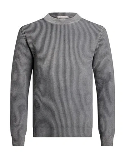 Wool & Co Man Sweater Grey Size M Merino Wool In Gray