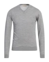 Wool & Co Man Sweater Grey Size S Merino Wool